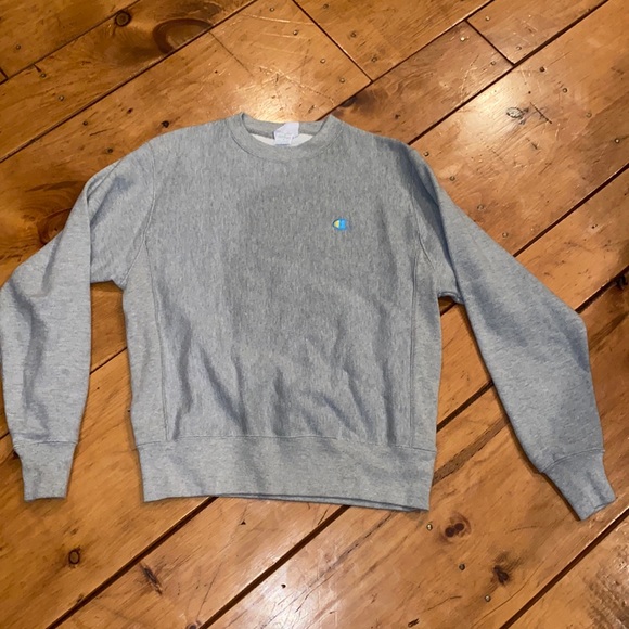 Blue And Yellow Champion Sweatshirt 